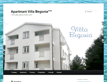 Tablet Screenshot of apartmani-villa-begonia.com